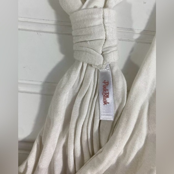 Pink Blush Long Maxi Dress Neon Pink Off White Womens Size Small - Picture 15 of 16